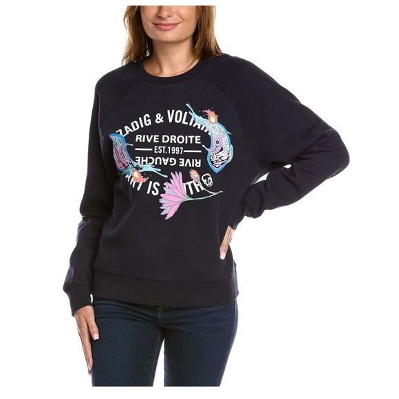 Zadig & Voltaire Upper Psych Sweatshirt. - Picture 1 of 7